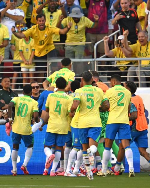 B体育热点新闻：巴西战胜哥伦比亚，内马尔为球队取得领先，巴西对战哥伦比亚全场